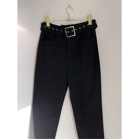 WEWOREWHAT Cut Out Straight Leg Twill Denim Jeans Size 27 NEW