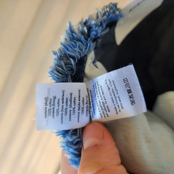WeWoreWhat Frayed WB straight jeans
