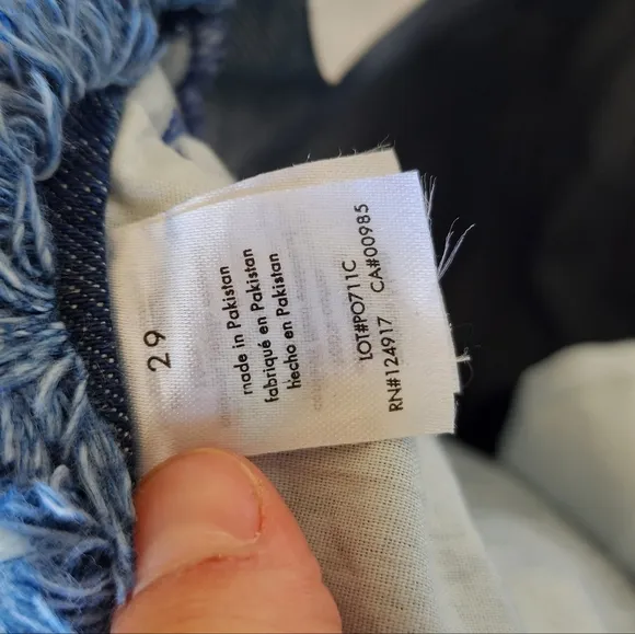 WeWoreWhat Frayed WB straight jeans