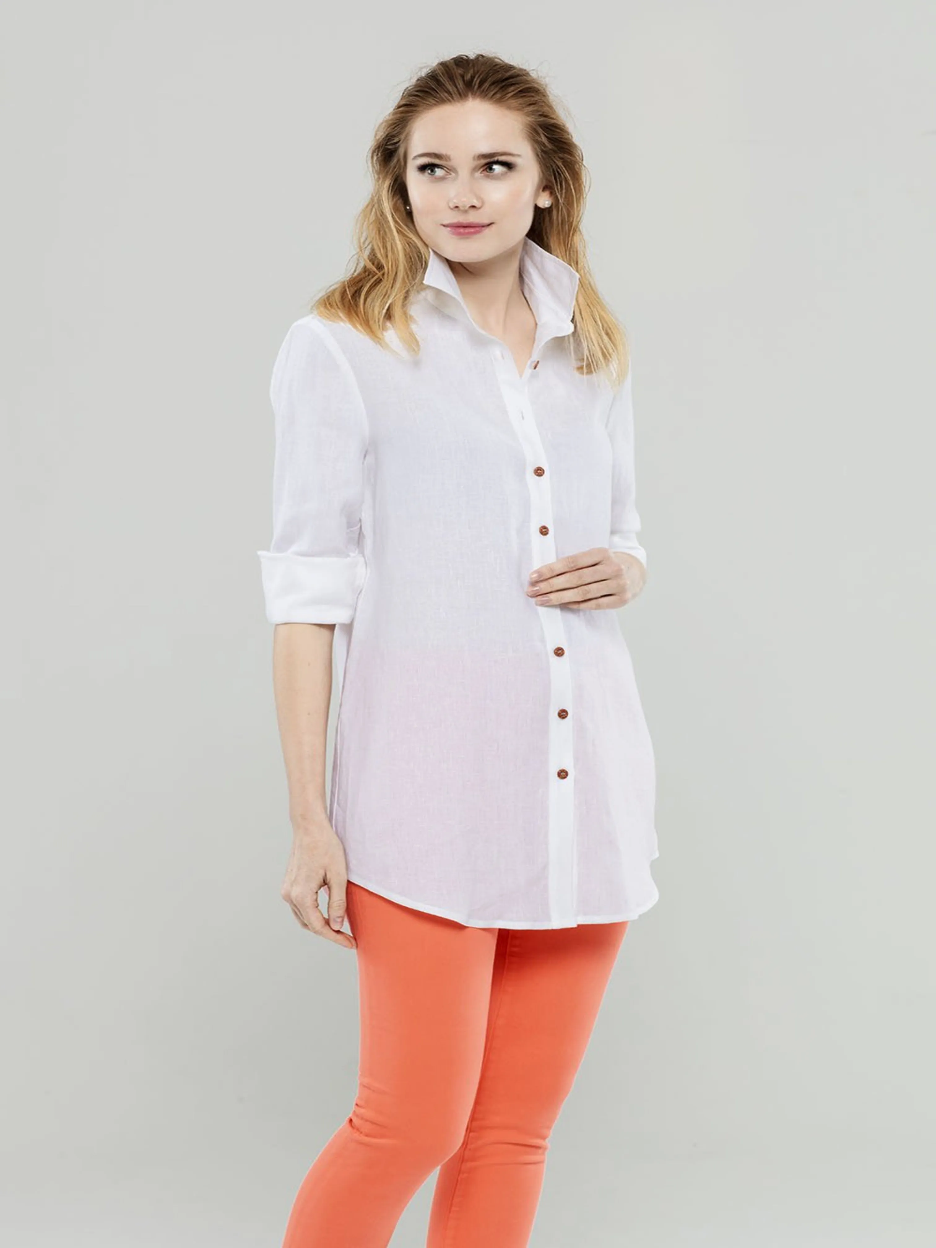 White Linen Tunic