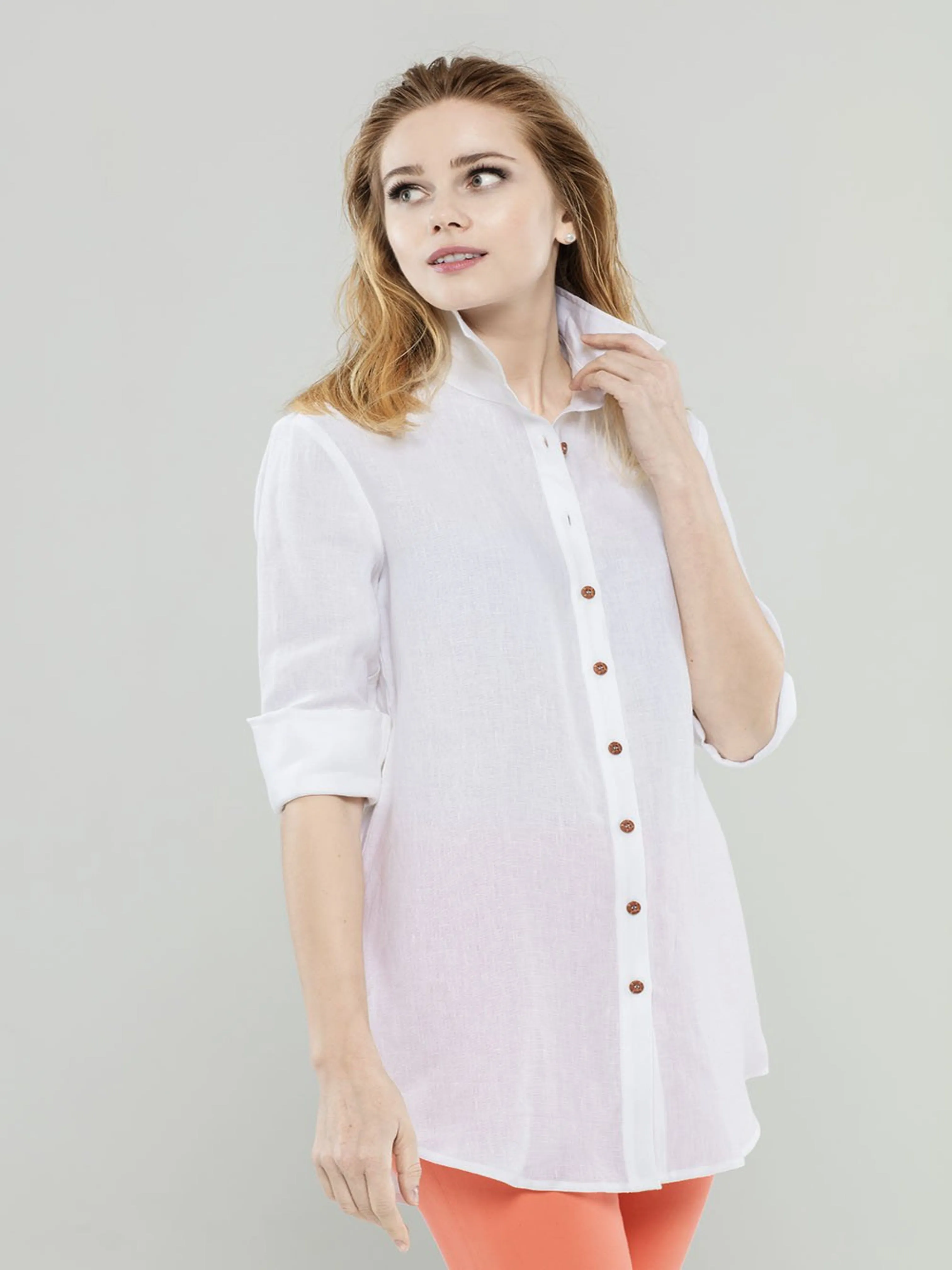 White Linen Tunic