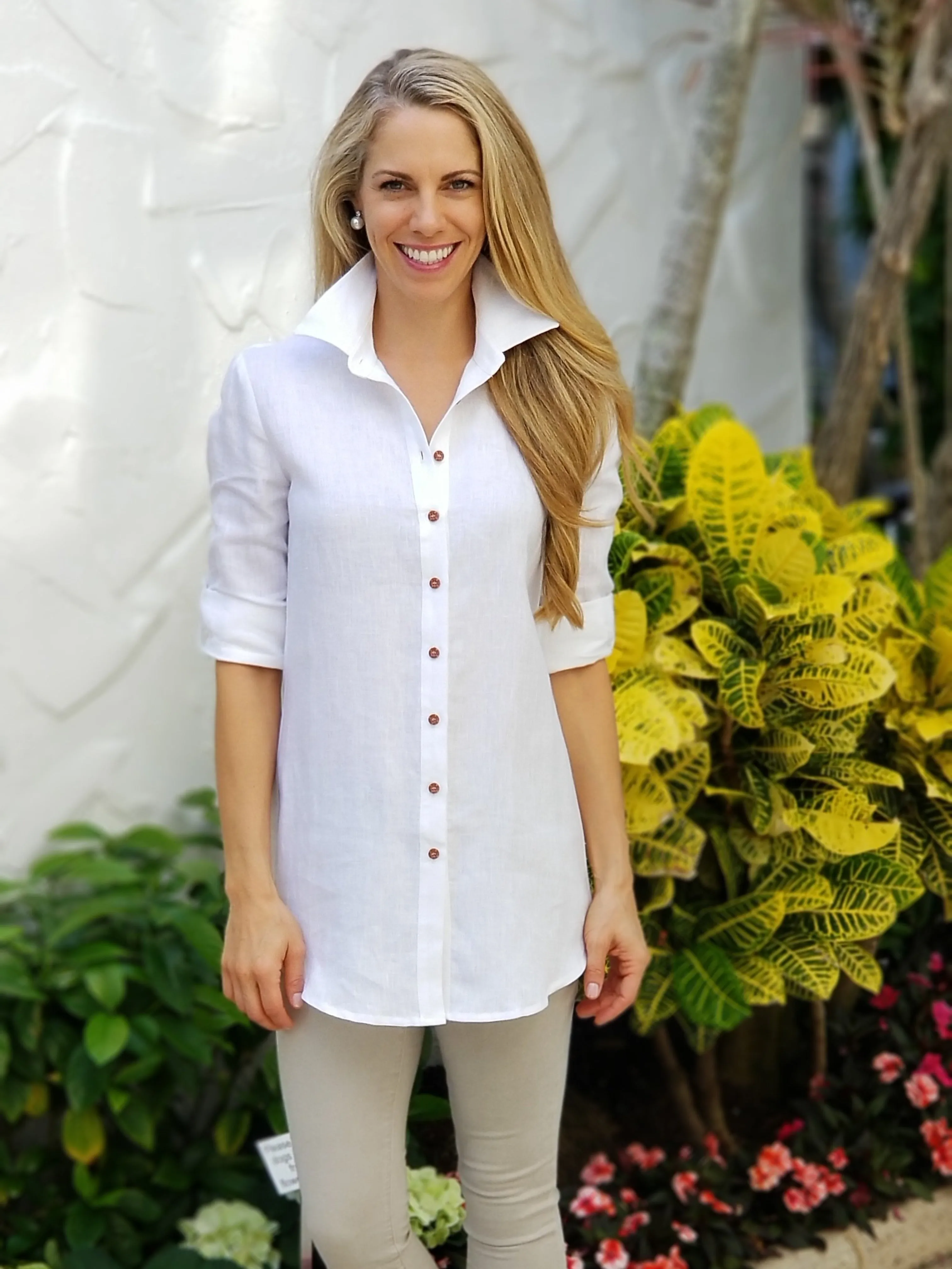 White Linen Tunic