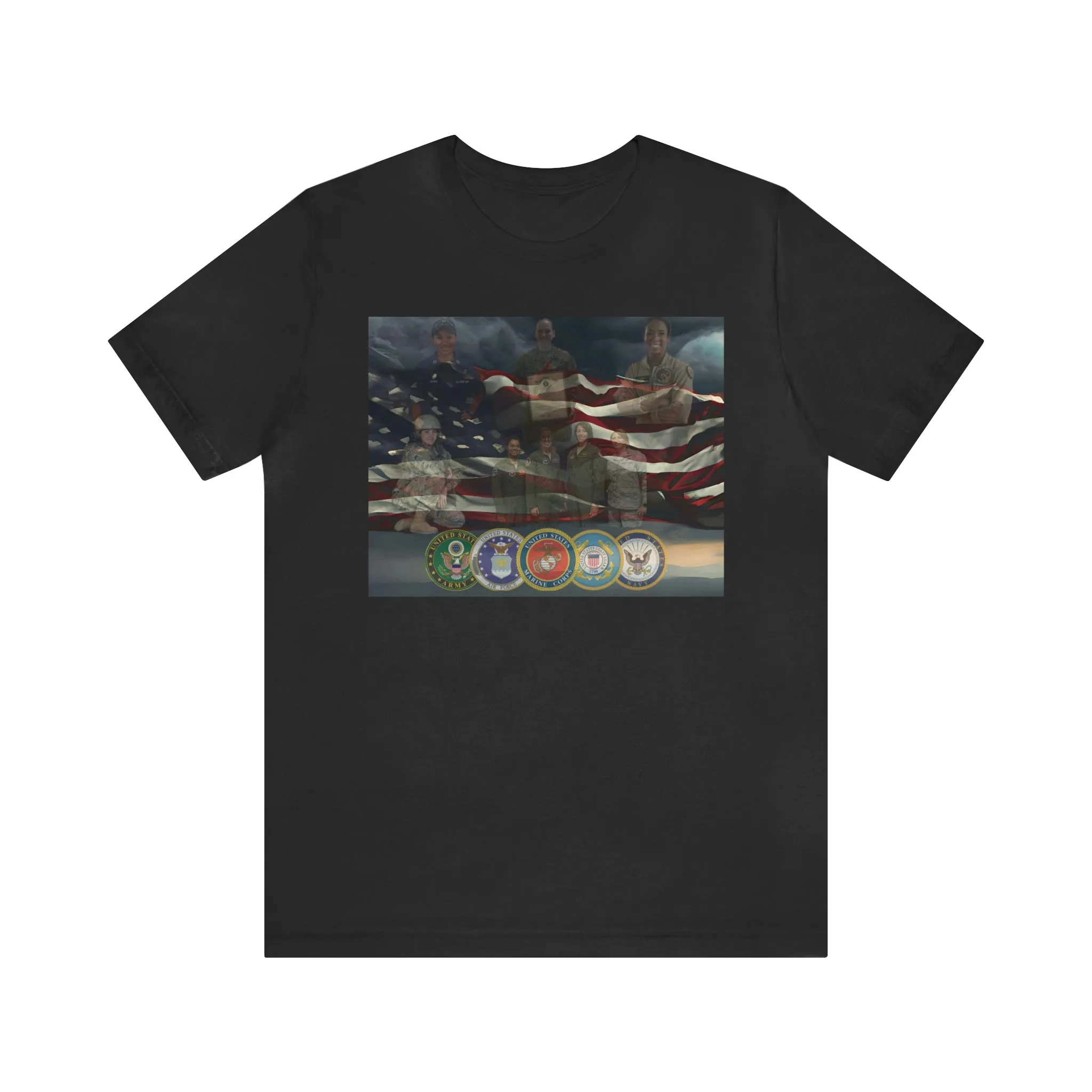 Women in the Military Short Sleeve Tee