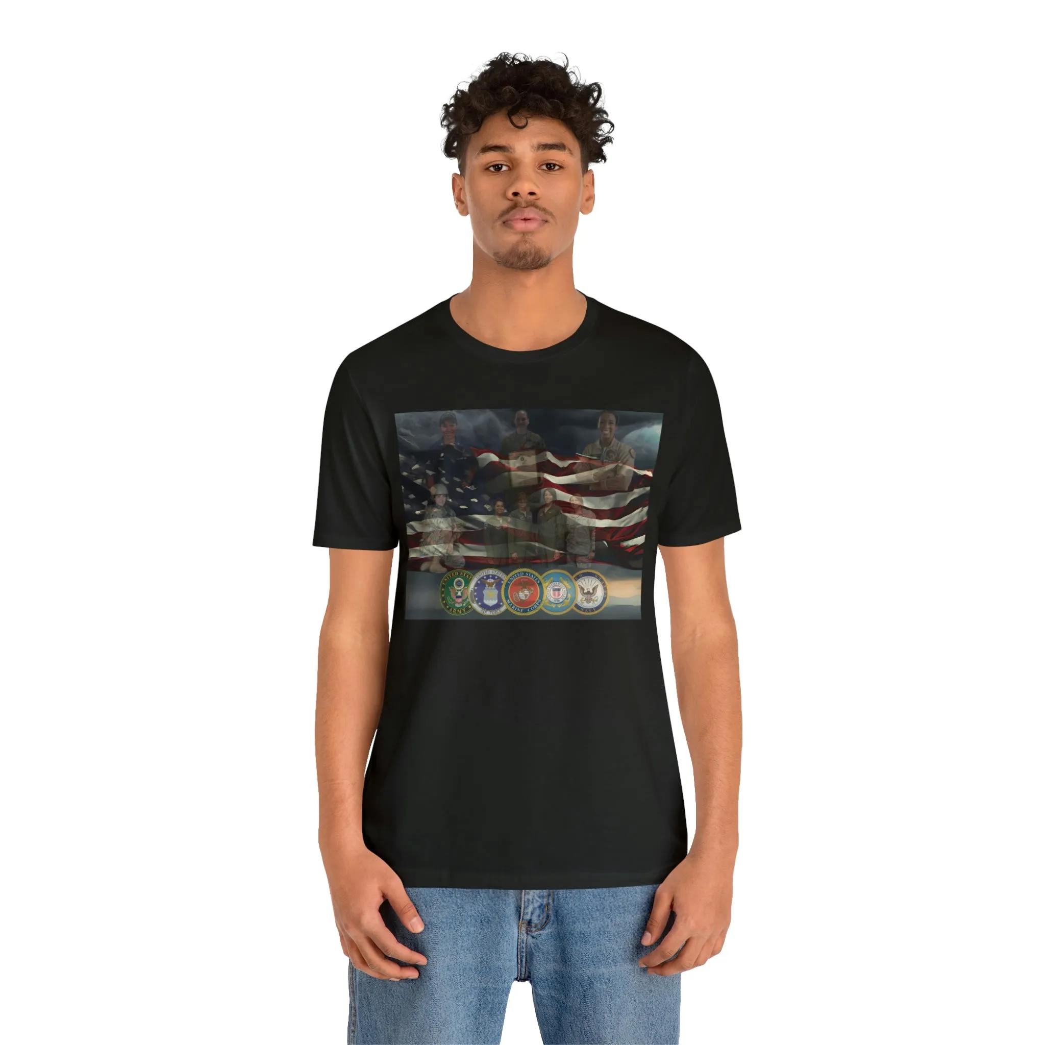 Women in the Military Short Sleeve Tee