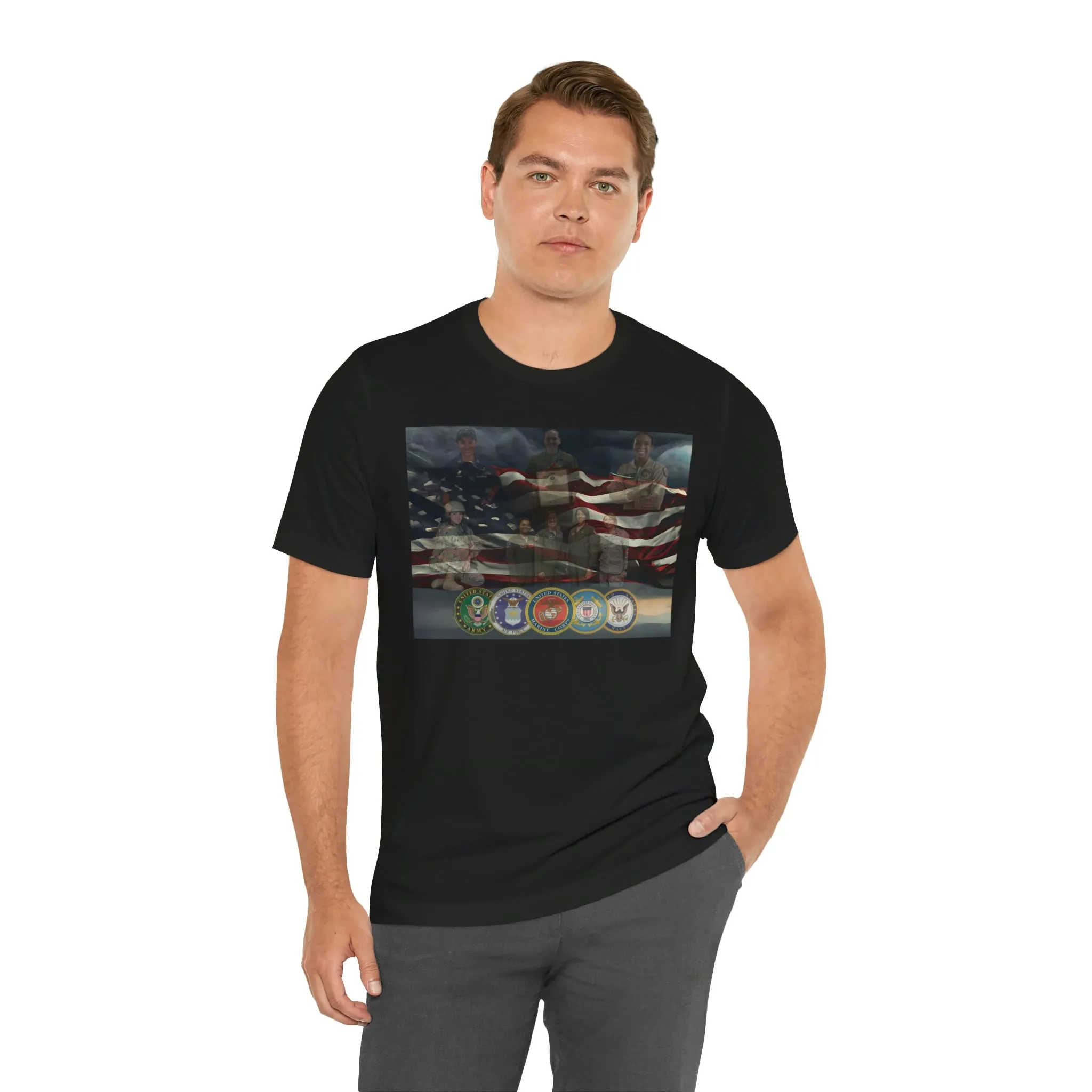 Women in the Military Short Sleeve Tee