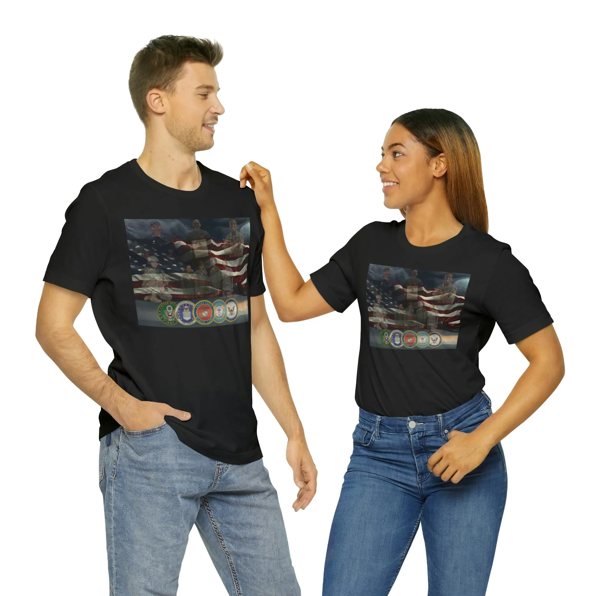 Women in the Military Short Sleeve Tee