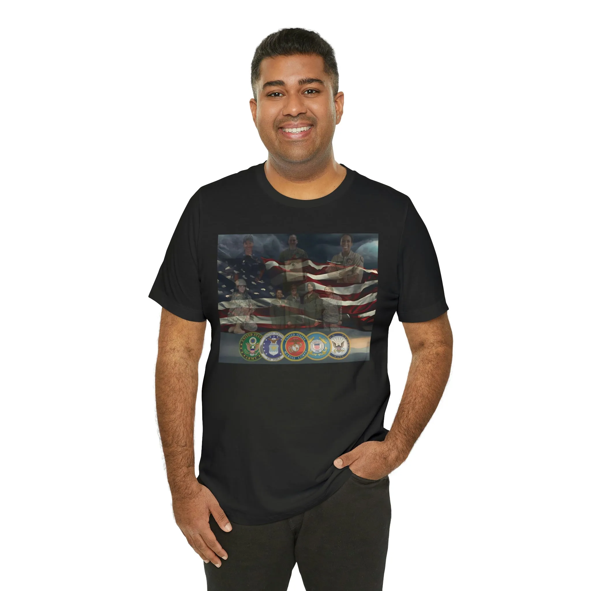 Women in the Military Short Sleeve Tee