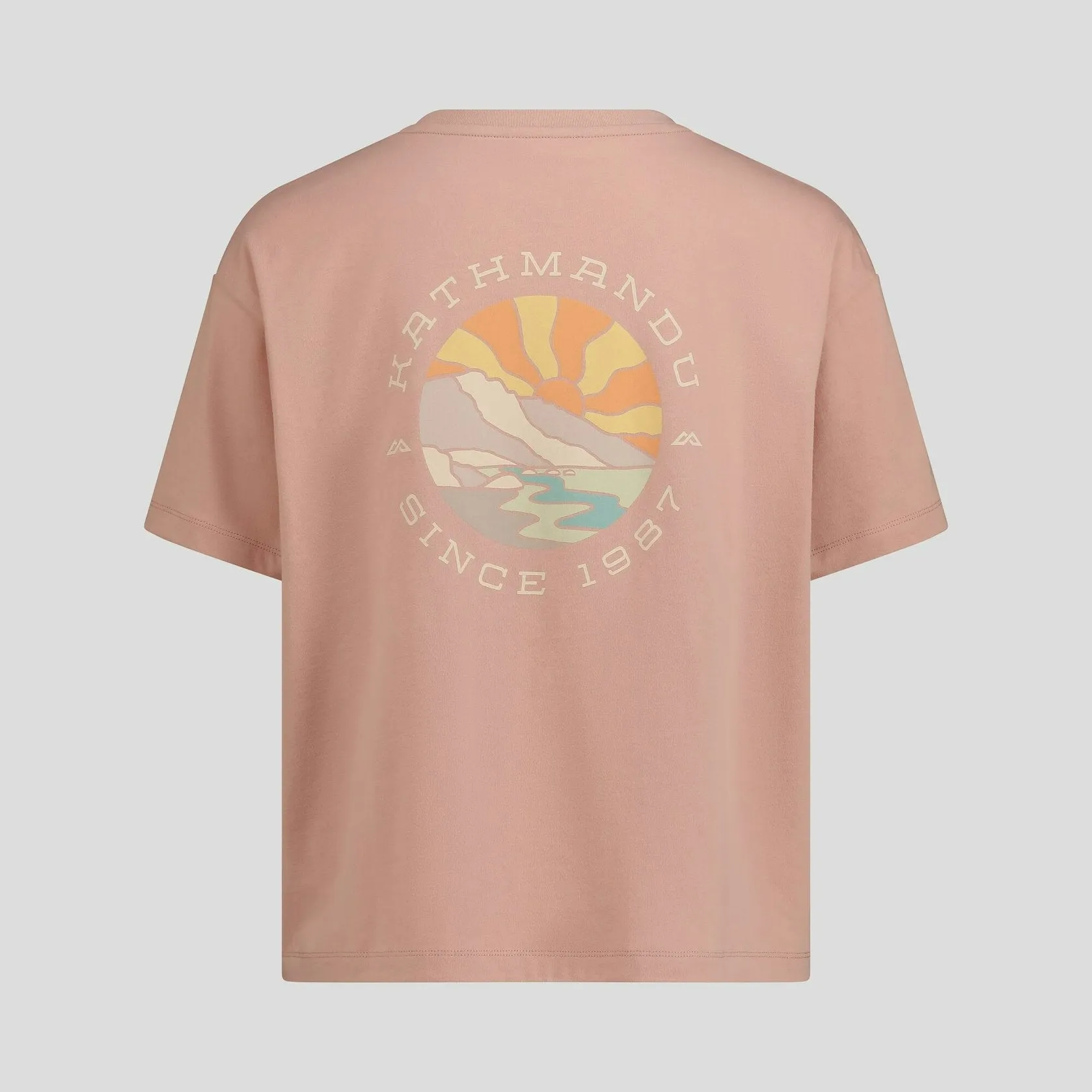 Women's Kathmandu Logo Sunburst Organic Cotton T-shirt