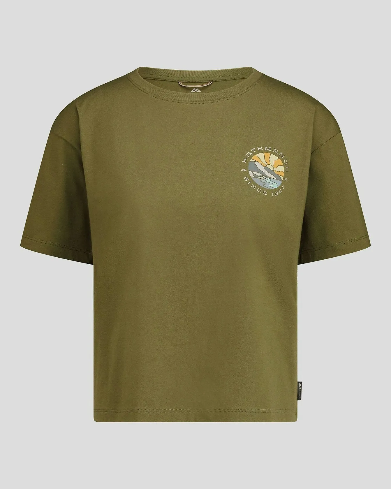 Women's Kathmandu Logo Sunburst Organic Cotton T-shirt