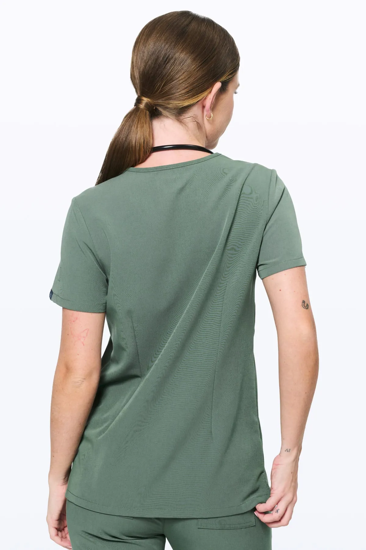 Women’s V-Neck Tuck Top