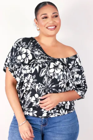 YOU'RE GLOWING DOLMAN TOP