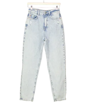 ZARA Blue High Waist Mom Jeans UK 6
